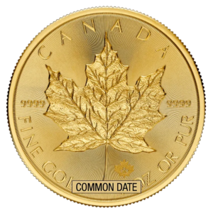 1-oz-Canadian-Gold-Maple-Leaf-Coin-Front